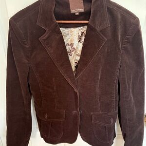 Lady Hathaway Brown Corduroy Blazer - Size S/P Price: $40